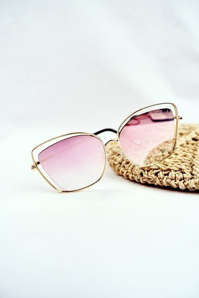 Women's Sunglasses Prius PRE-31 Gold Pink Mirror