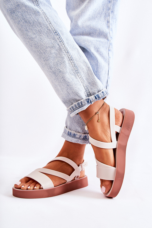 Women's rubber sandals ZAXY JJ285053 White