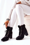 Stiletto Booties Heated Black Charmmis