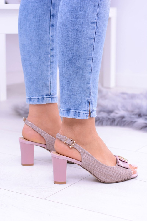 Pink Maresgo Stiletto Sandals