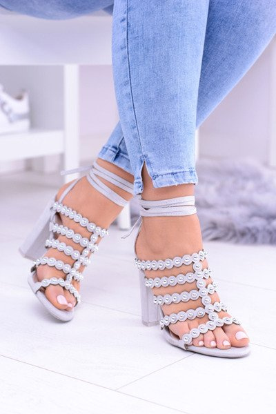 Grey Women's Ysmira Stiletto Sandals