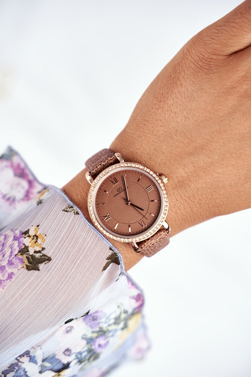 Women's Watch Giorgio & Dario Light Brown Ortodox
