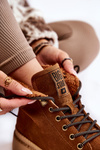 Suede Warm Boots Big Star KK274520 Brown