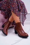 Women's Heeled Boots Brown Ergost