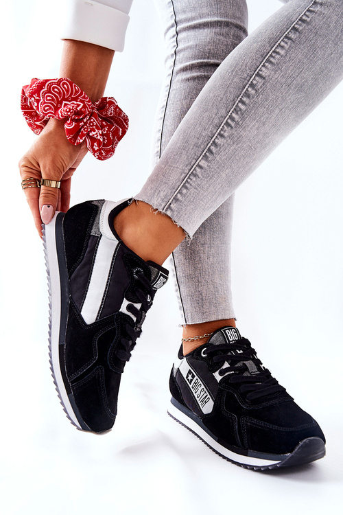 Leather Sport Shoes Big Star II274271 Black