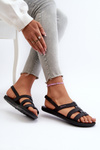 Sandały Damskie Płaskie Czarne 83516 Ipanema Style Sandal Fem