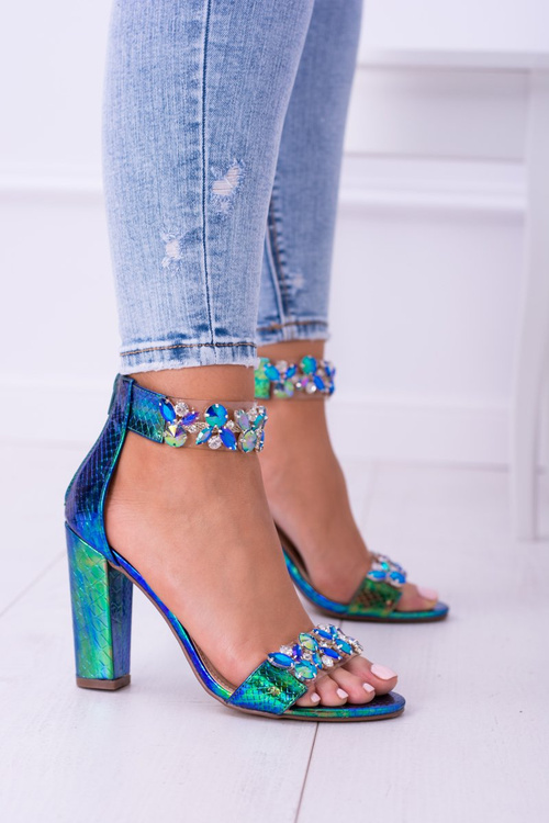 Lu Boo Gasoline Zirconia Sandals Lambada