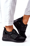 Sneakersy Na Koturnie Vinceza 10606 Czarne