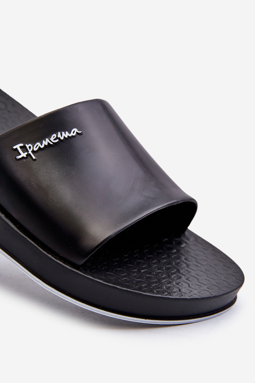 Klapki Męskie Gumowe Czarne 82832 Ipanema Slide Unisex