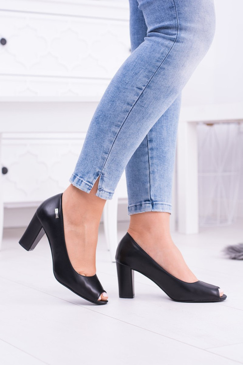 Women's Sergio Leone Fingerless Black Penelope Pumps