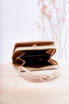 Women's Small Wallet With Ornament Beige Sanchos