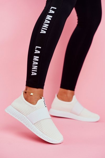 Women's Sport Shoes Slip On White La Fiesta