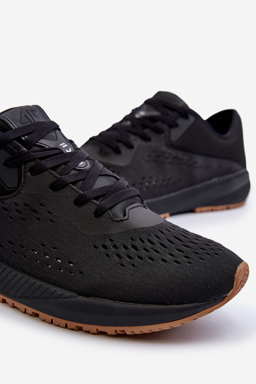 Buty Sportowe Męskie Czarne 4F 4FRSS24FSPOM055