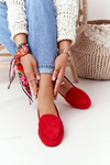 Suede Loafers Sergio Leone MK722 Red