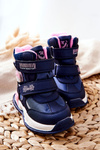Children's Insulated Snow Boots Navy Nemi