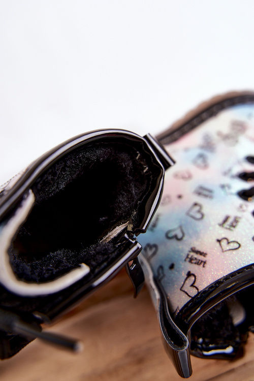 Children's Glitter Boots With Patterns Multicolor Reggie