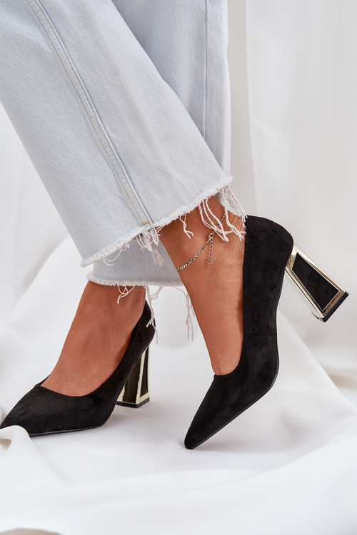 Elegant Stiletto Heels Black