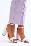 High Heel Sandals White Individual 