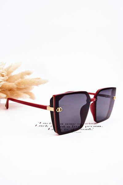 Large Sunglasses UV400 MA20601 Red
