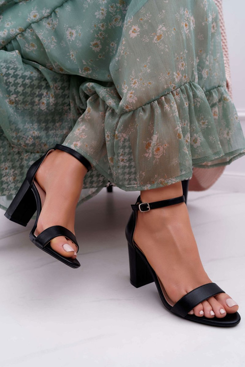 Women's Stiletto Sandals Classic Black Fiji