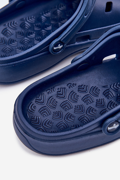 Men's Foam Slippers Navy LEMIGO 807