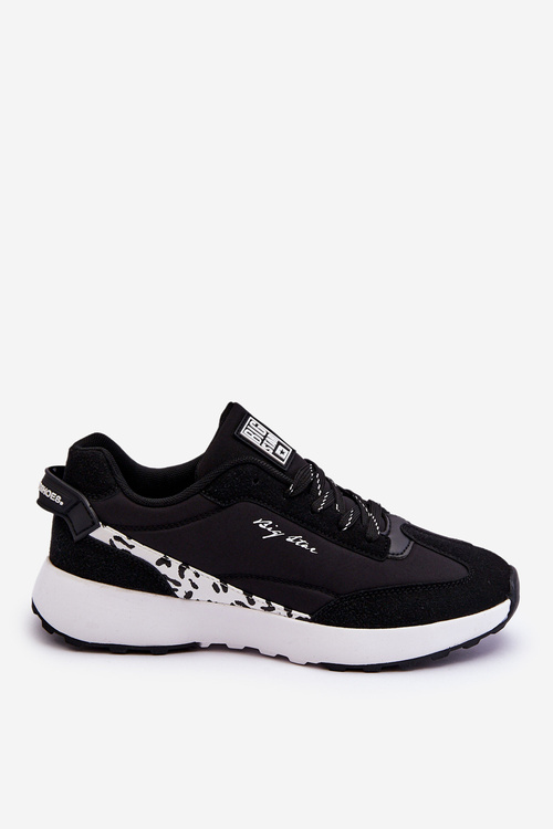 Sneakersy Damskie Memory Foam System Czarne Big Star LL274956