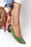High-Heeled Ballerinas Maciejka Green 04482-09