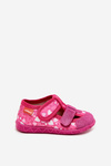 Slippers Milami Children's With Velcro In Hearts Pink Reathiana