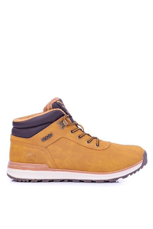 Ocieplane Polarem Męskie Buty Trekkingowe Camel Preventi