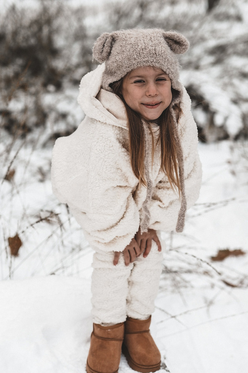 Children's Snow Boots Insulated Camel Nallita