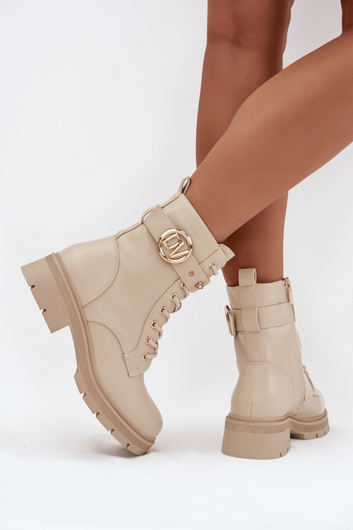 Insulated workery women's with decorative detail beige Talyssa