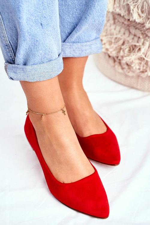 Women's Classic Ballerinas Red Westley