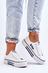 Women's Sneakers On The Platform Lee Cooper LCW-23-31-1802L White