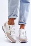 Sneakersy Damskie Koturn Suwak Wielobarwne C1058