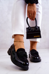 Elegant Patent Loafers Black S.Barski HY51-318 Belize