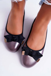 Women's Ballerinas Elegant Graphite LaDonna
