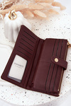 Women's Wallet Made of Eco Leather Large Bordeaux Gilessa