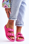 Women's Platform Slides Fuchsia Vertigo