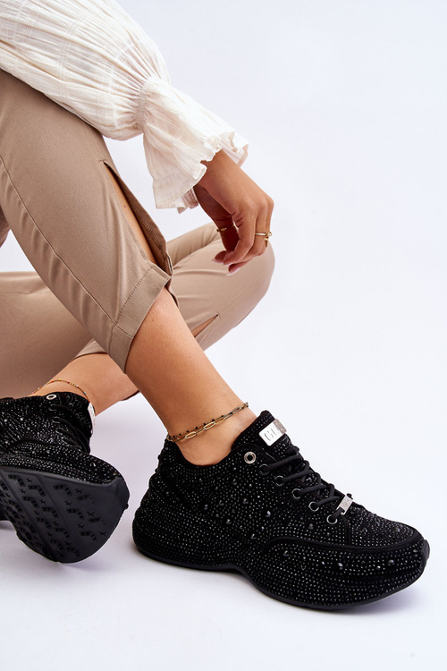 Women's Platform Sneakers GOE JJ2N4058 Black