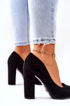 Suede Stiletto pumps Black Valoris