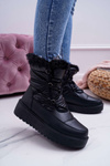 Women's Fleece-lined Snow Boots Black Calma