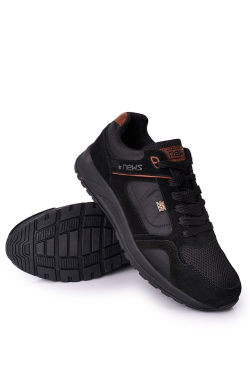 Men's Sports Shoes Sneakers Black Fabian