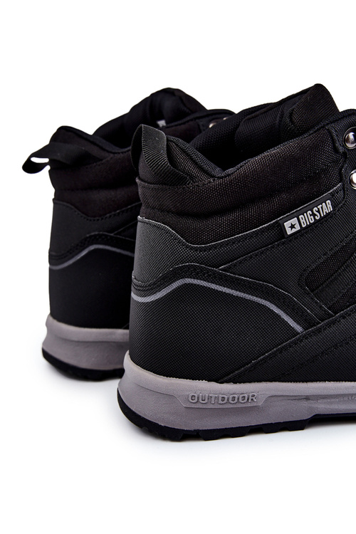 Men's Trekking Warmed Shoes Big Star KK174371 Black