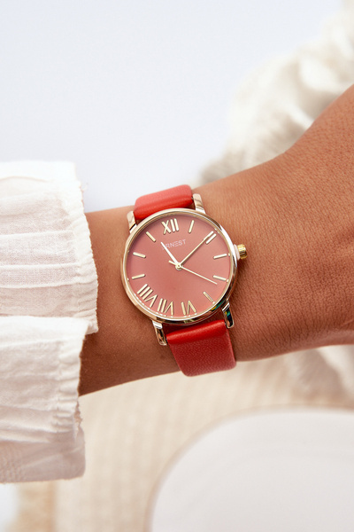 Zegarek Damski Pomarańczowy Ernest E97316