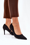 Stiletto Heels Made Of Eco Suede Black Vannith