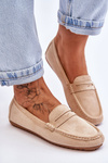 Women's Classic Suede Loafers Beige Ivana