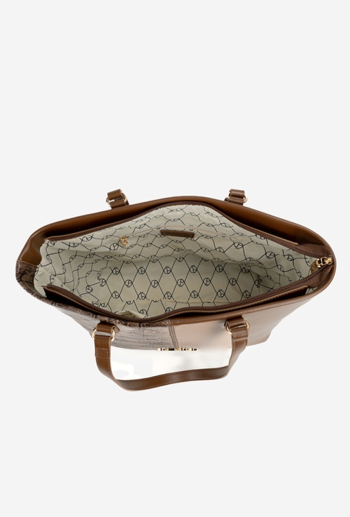 Shopper Bag Animal Pattern NOBO BAG5740-M17 Brown