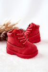 Powder Warm Children's Boots Red Dexter