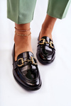 Women's Laquered Loafers Black Coriso