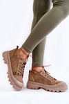 Suede Sport Shoes Big Star KK274511 Beige